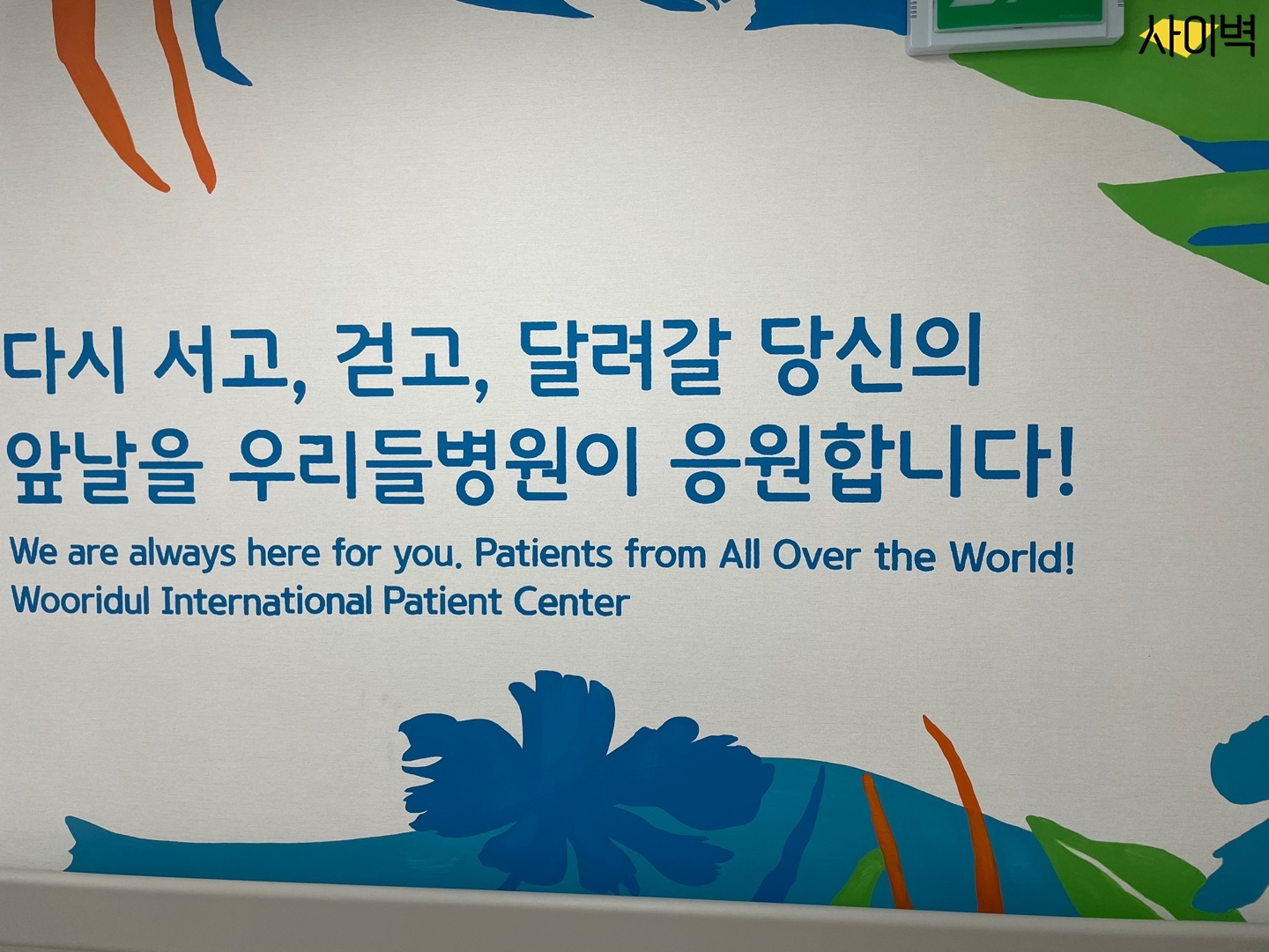 청담 우리들병원 벽화 시공 사진 6
